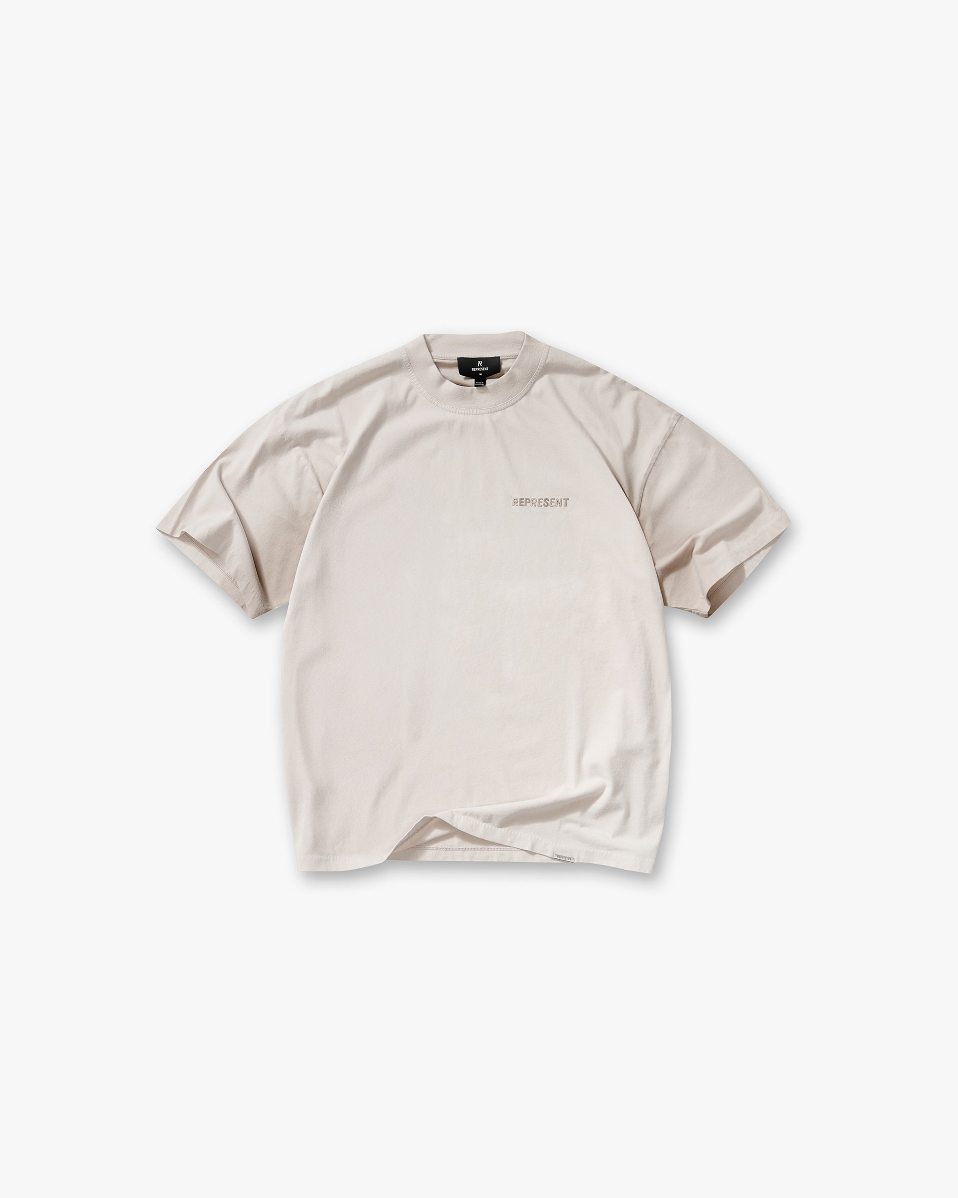 Represent Metal Block Logo T-Shirt Concrete
