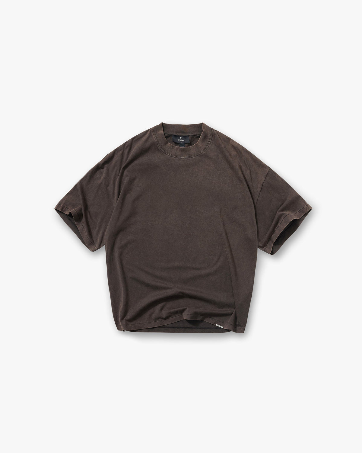 Represent Initial Oversized T-Shirt Coffee