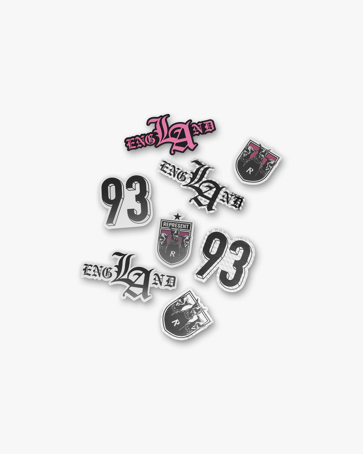 Represent England Stickers Multi