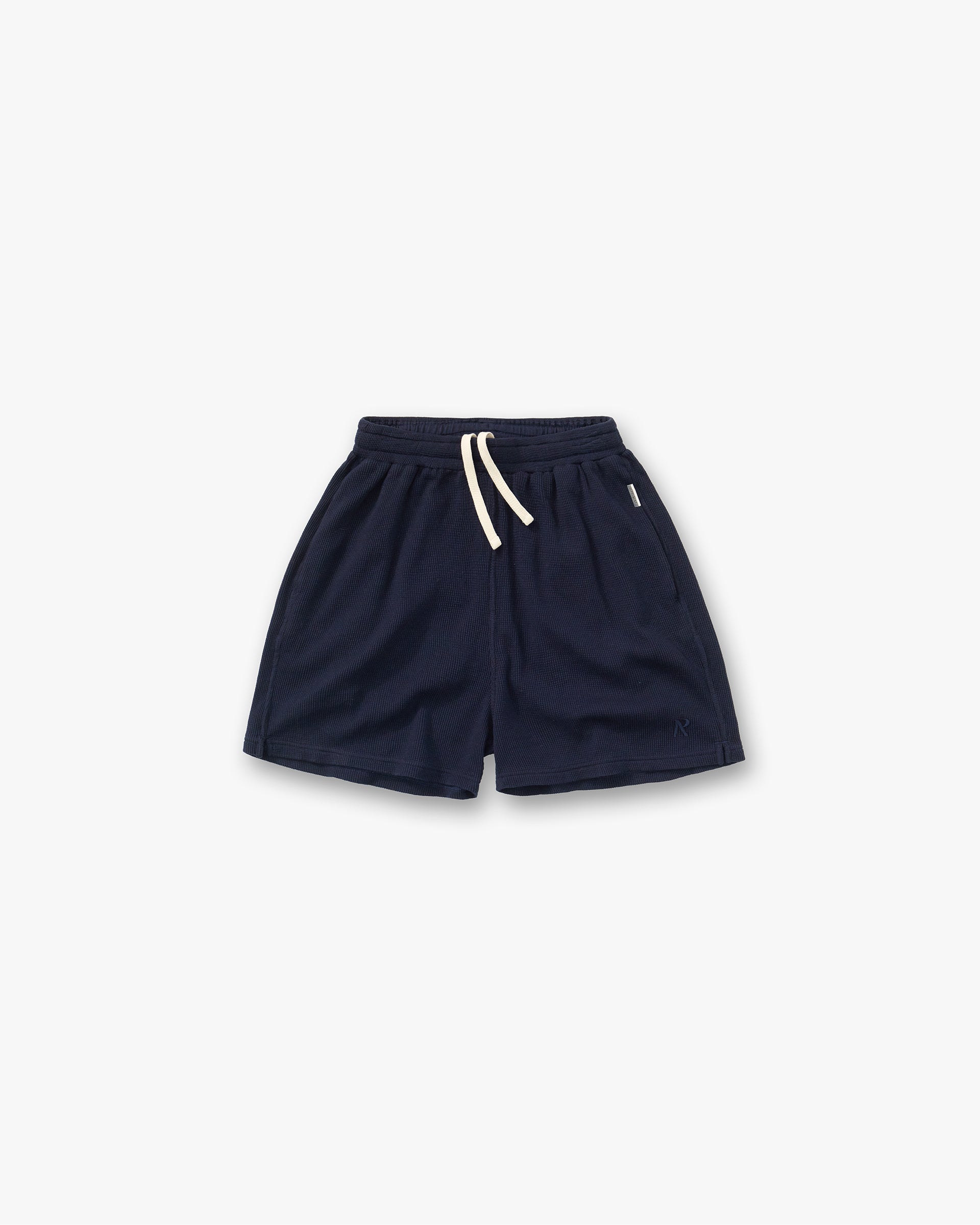 Represent Initial Waffle Shorts Midnight Navy