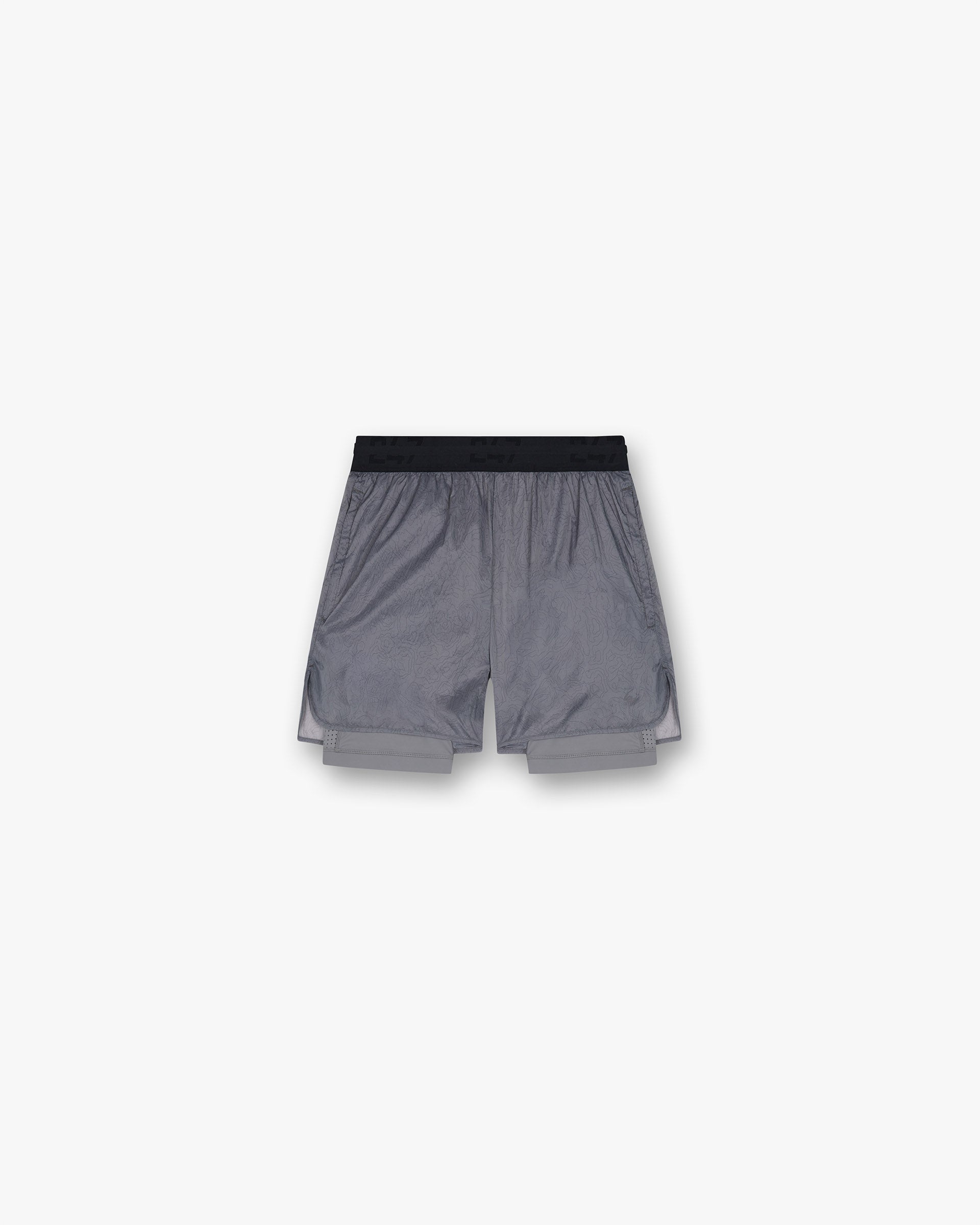 Represent 247 Contour 2-In-1 Run Shorts - Titanium