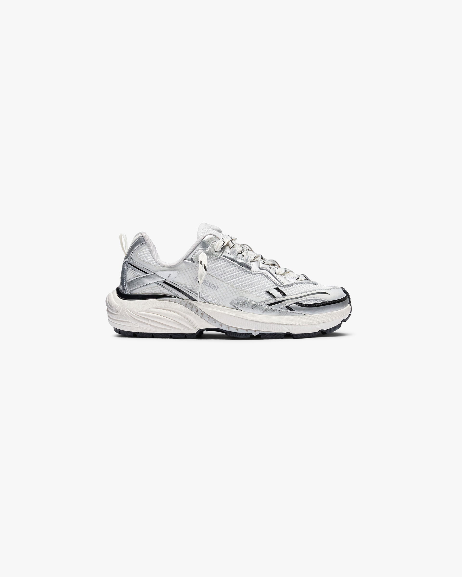 Represent Storm Torn Flat White Silver