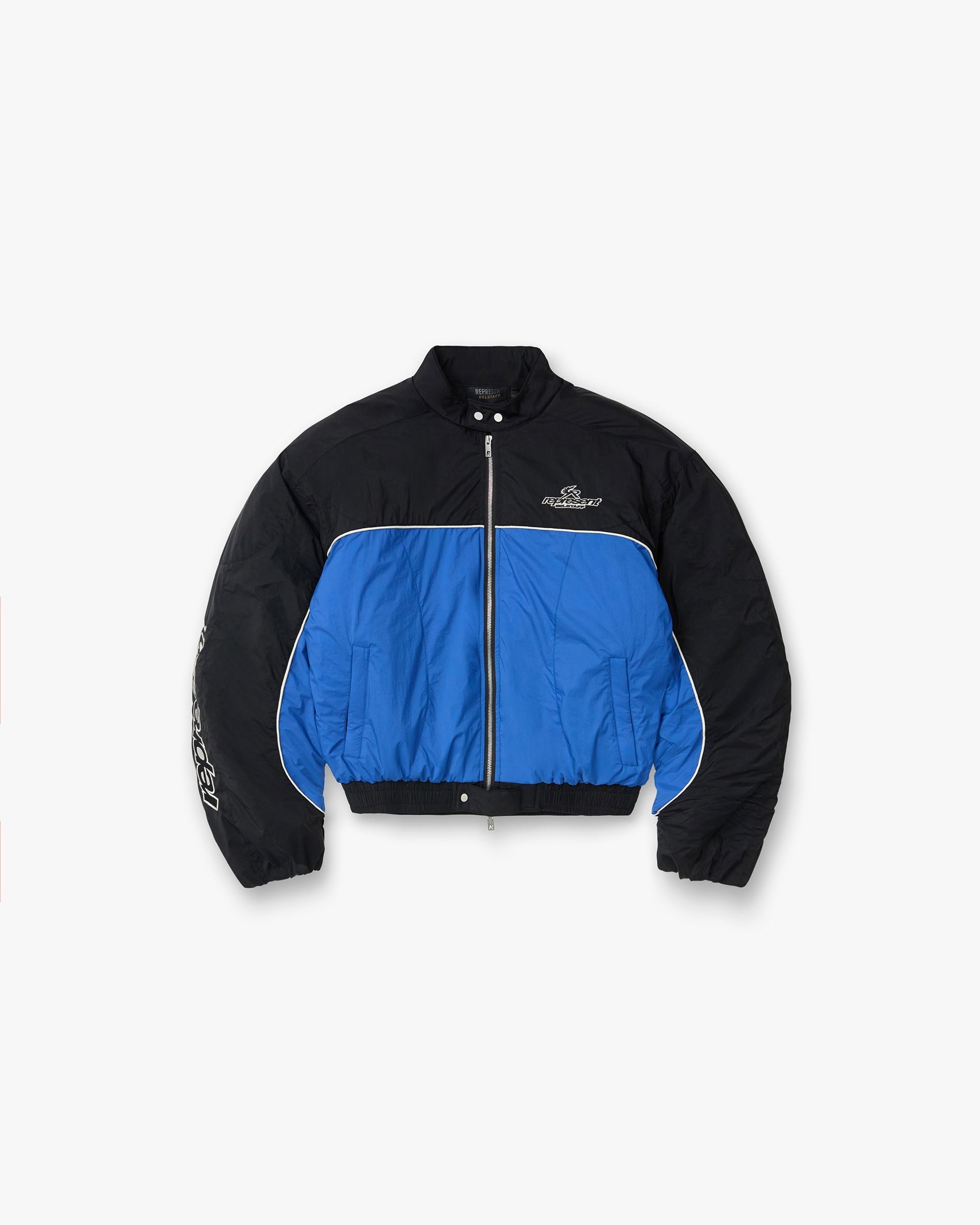 Represent X Belstaff Nylon Racing Jacket Jet Black