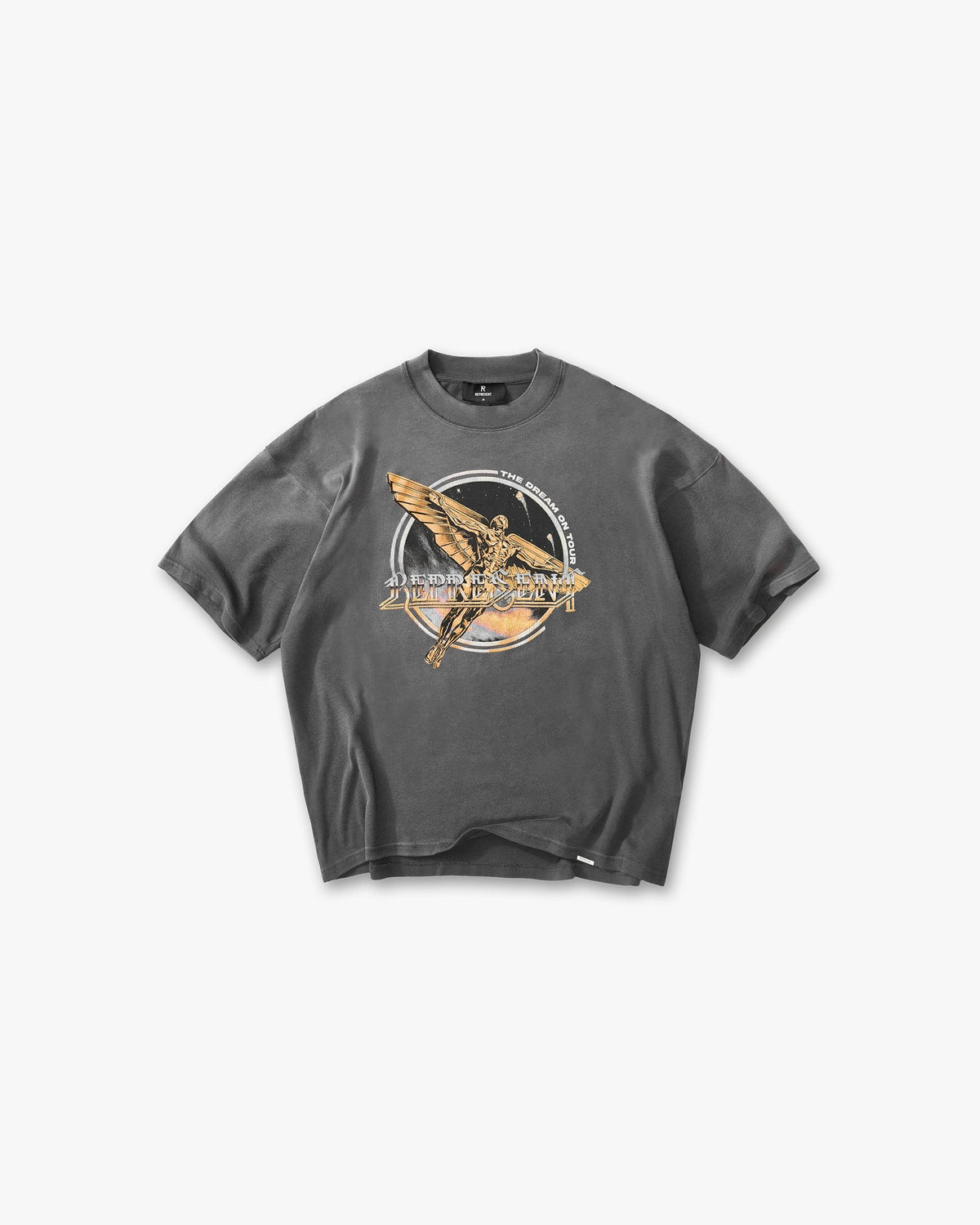 Represent Golden Tour T-Shirt Sun Fade Grey