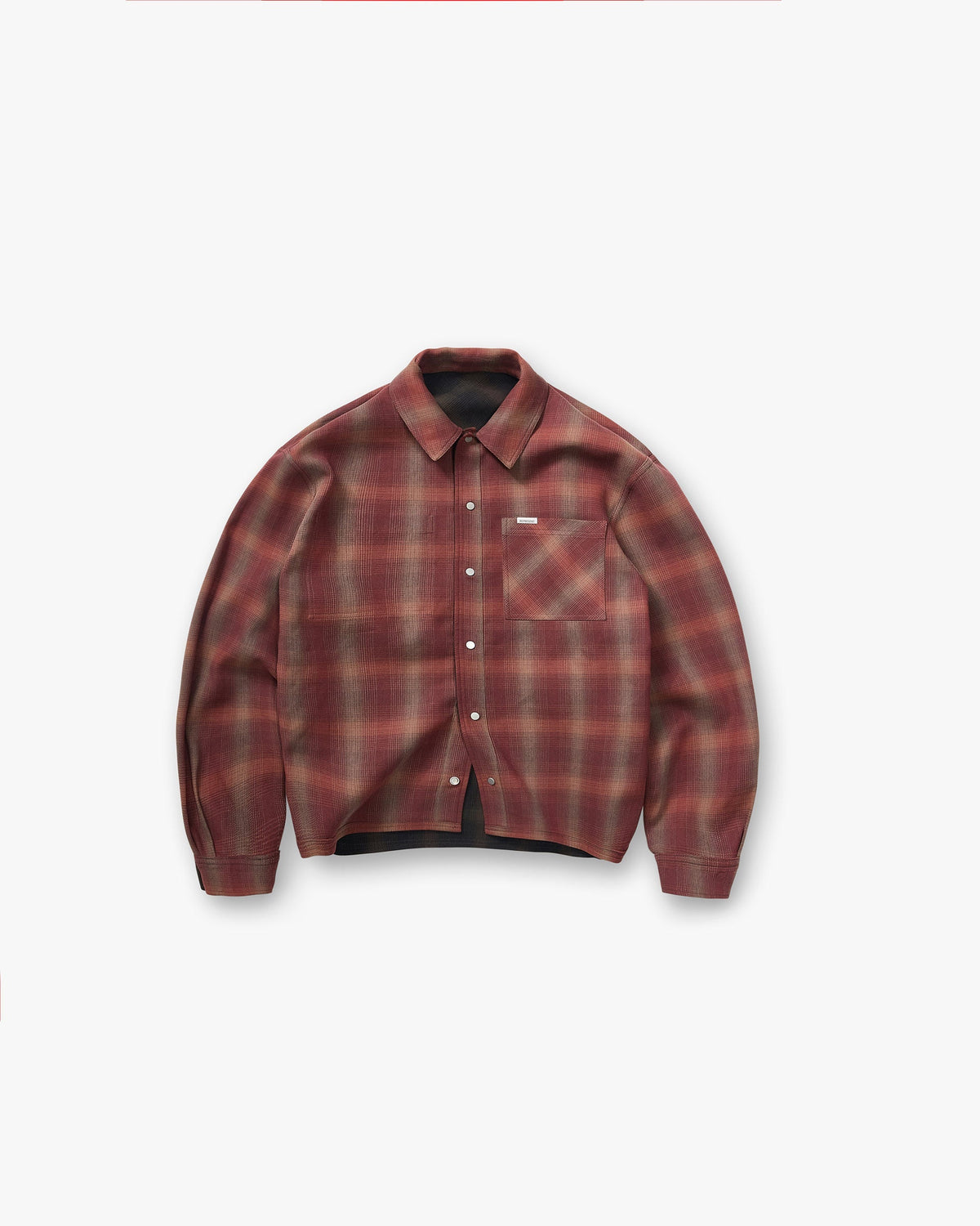Represent Bonded Reversible Check Shirt Nero