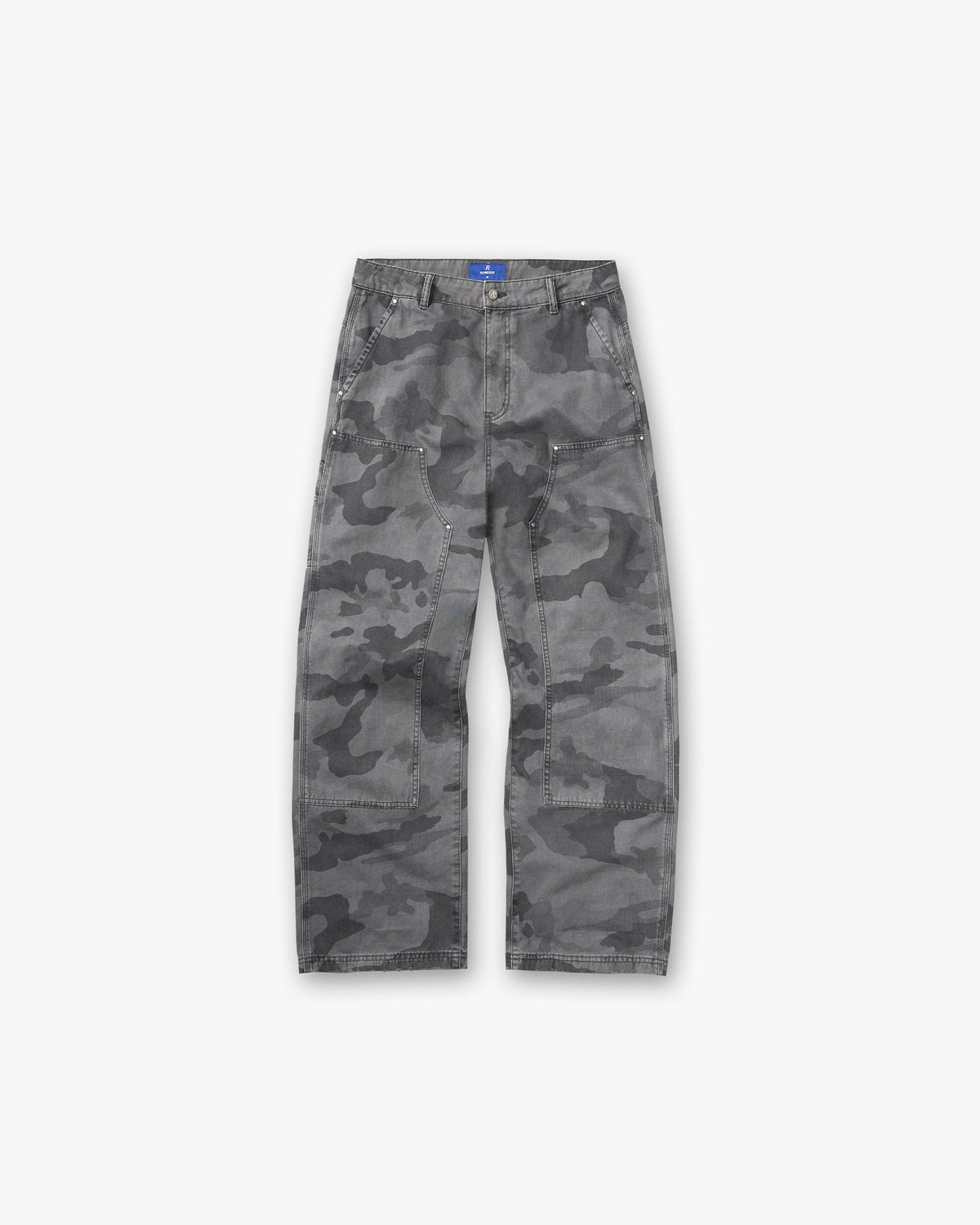 Represent Heaton Camo Workwear Pant Washed Grey Camo – spodnie