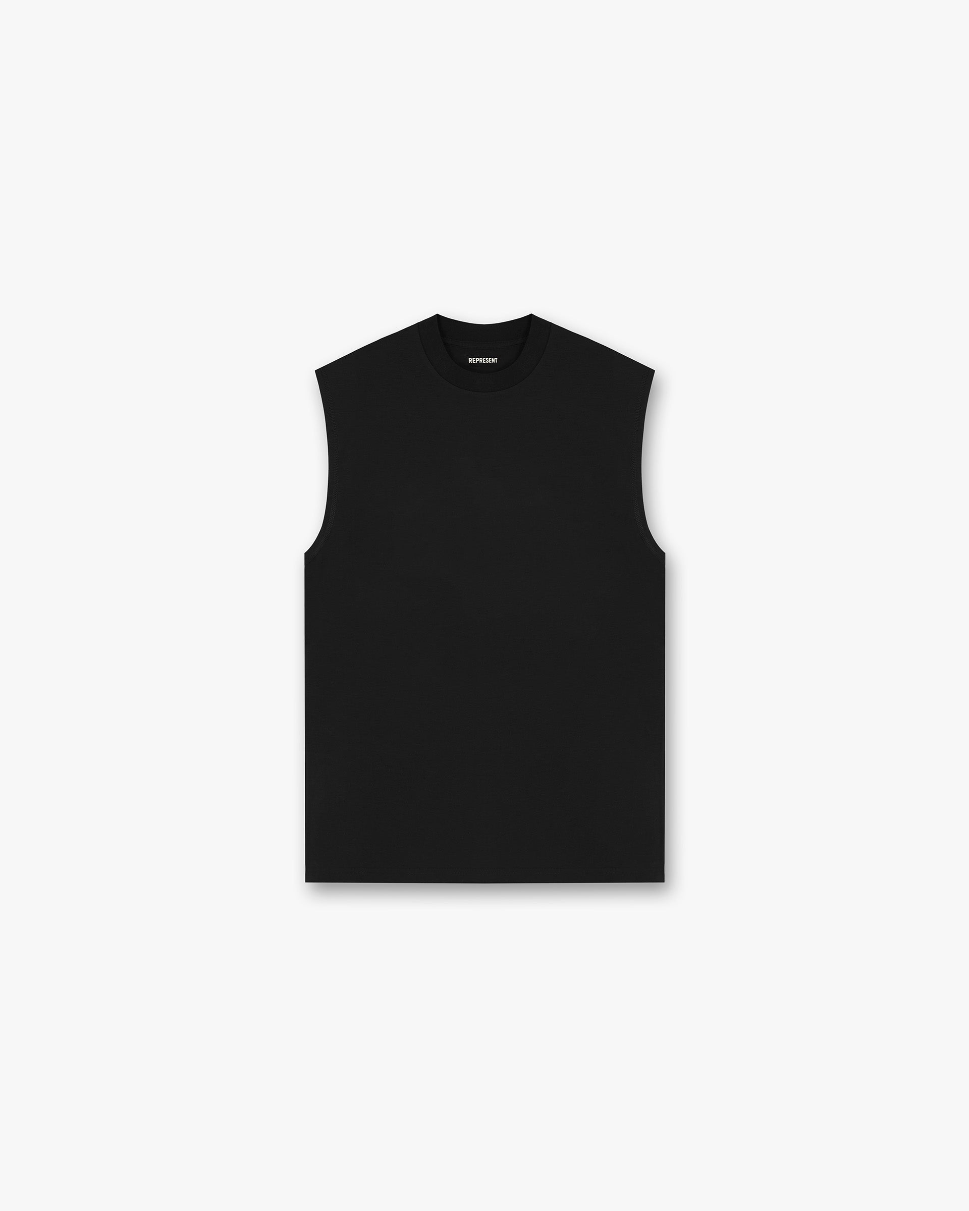 Represent 247 DNA Oversized Tank - Jet Black