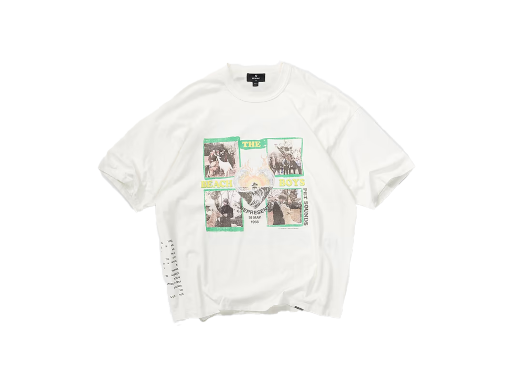 Represent x Beach Boys Pet Sounds T-Shirt Flat White