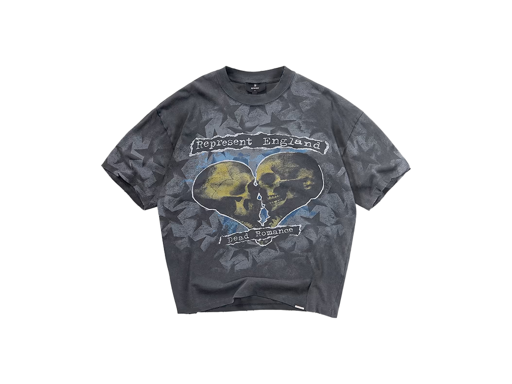 Represent Romance T-Shirt Vintage Black-Represent-pikastore.cz