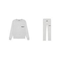 pikastore.cz - Fear of God Essentials S22 Relaxed Sweatpants + S22 Hoodie Light Oatmeal - SET