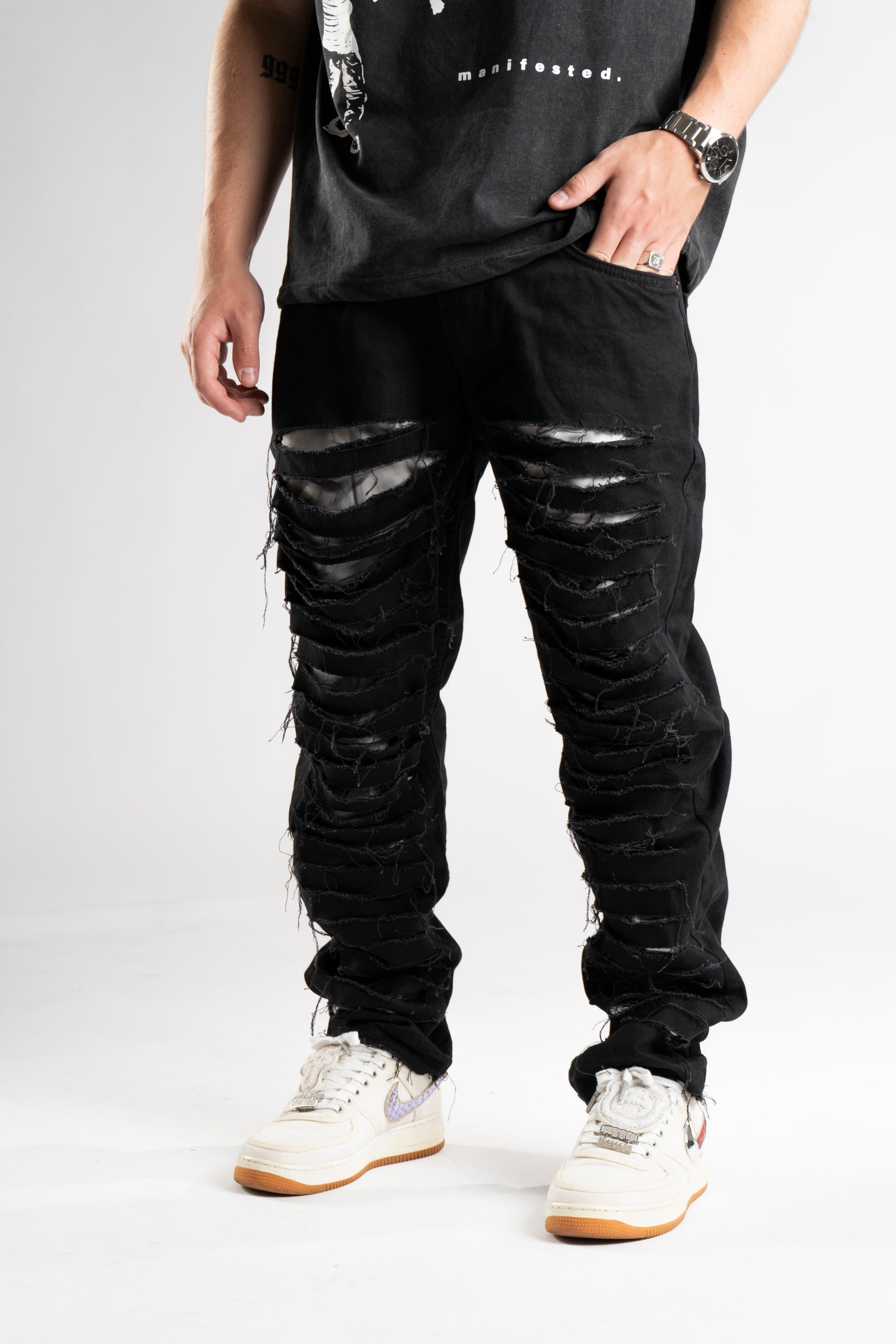 Custom Distressed Jeans