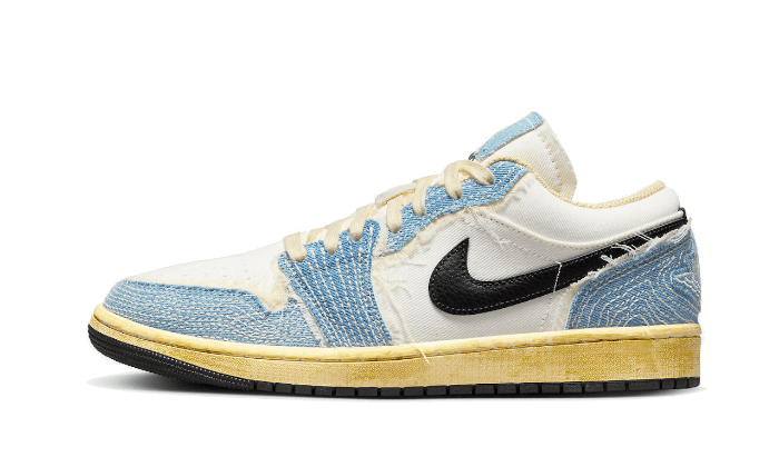 Nike Air Jordan 1 Low SE WRMK Sashiko Denim-sneakers-Air Jordan-pikastore.cz