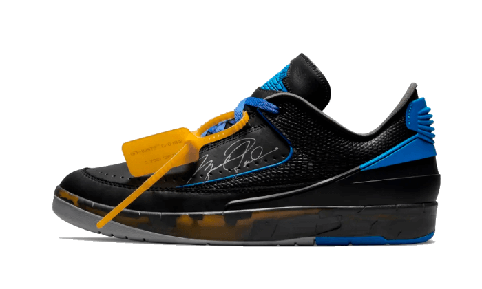 Nike Air Jordan 2 Retro Low SP Off-White Black Blue-sneakers-Air Jordan-pikastore.cz