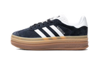 Adidas Gazelle Bold Black White Gum (Women's)-sneakers-Adidas-pikastore.cz