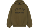 Fear of God Essentials Fleece S24 Hoodie Olive-Fear of God-pikastore.cz
