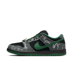 Nike THERE Skateboards x Dunk Low SB Black Gorge Green