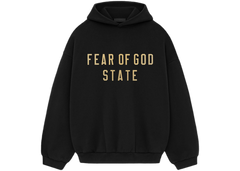 Fear of God Essentials Fleece S24 Hoodie Black - PIKASTORE