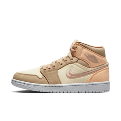 Nike Air Jordan 1 Mid SE Canvas Khaki (Women's)