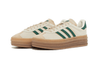 Adidas Gazelle Bold Magic Beige Collegiate Green (Women's)-sneakers-Adidas-pikastore.cz