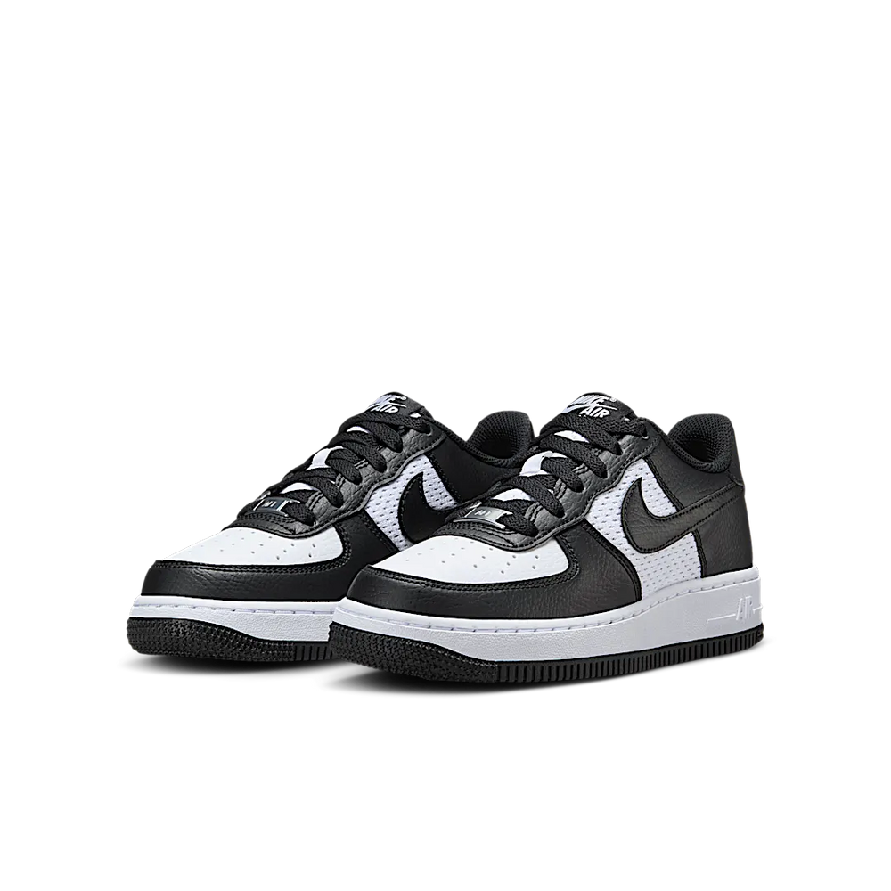 Nike Air Force 1 GS Black White Mesh-Nike-pikastore.cz