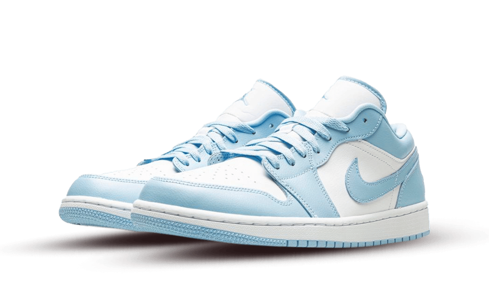Nike Air Jordan 1 Low White Ice Blue (Women's)-sneakers-Air Jordan-pikastore.cz