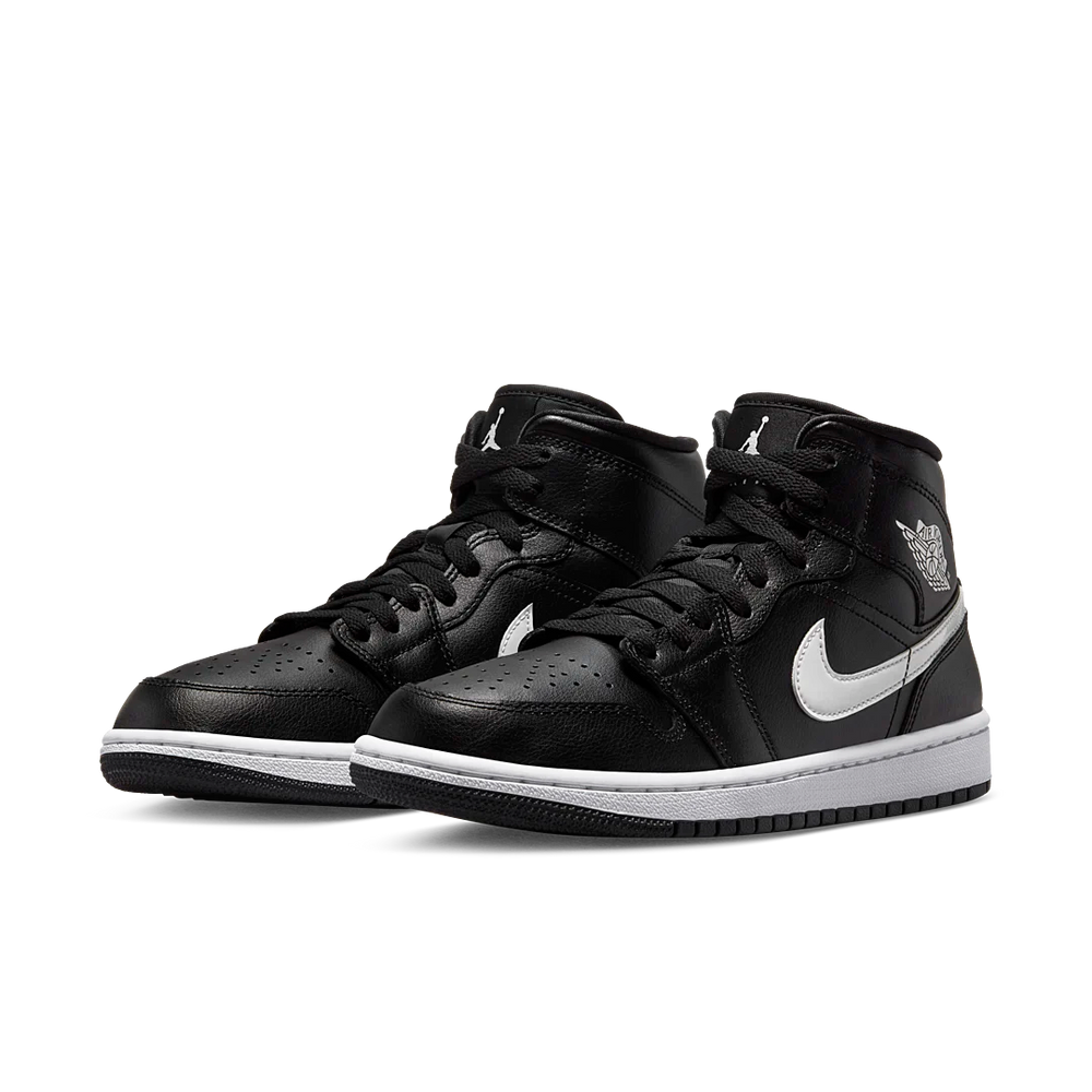 Nike Air Jordan 1 Mid Black White (Women's)-sneakers-Air Jordan-pikastore.cz