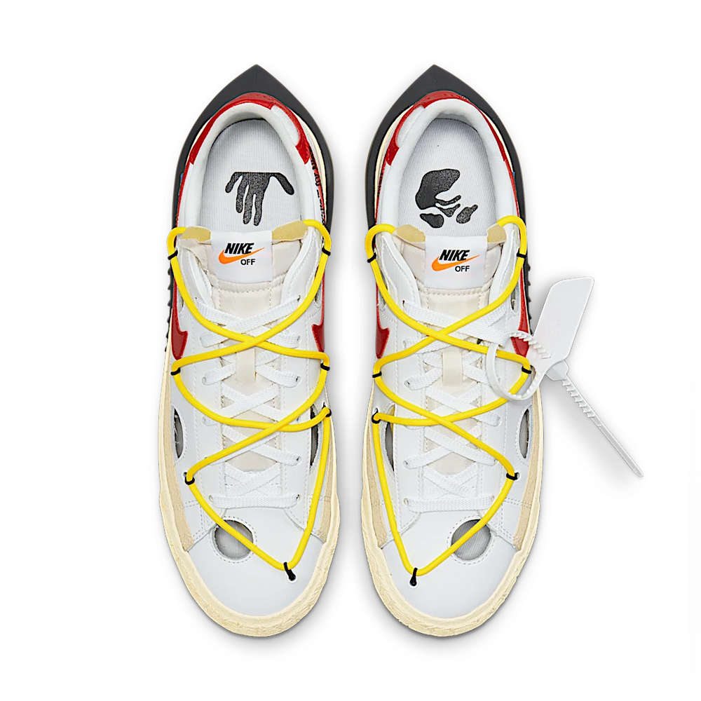 Nike Blazer Low Off-White University Red-sneakers-Nike-pikastore.cz