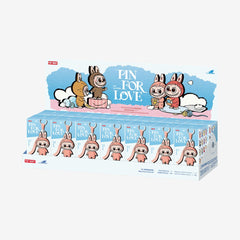 Labubu Pop Mart The Monsters Pin for Love Series Vinyl Plush Pendant (N-Z) Sealed Case (14 Blind Box)