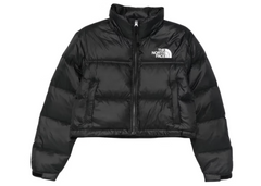 The North Face Womens Nuptse Short Jacket Black TNF Black