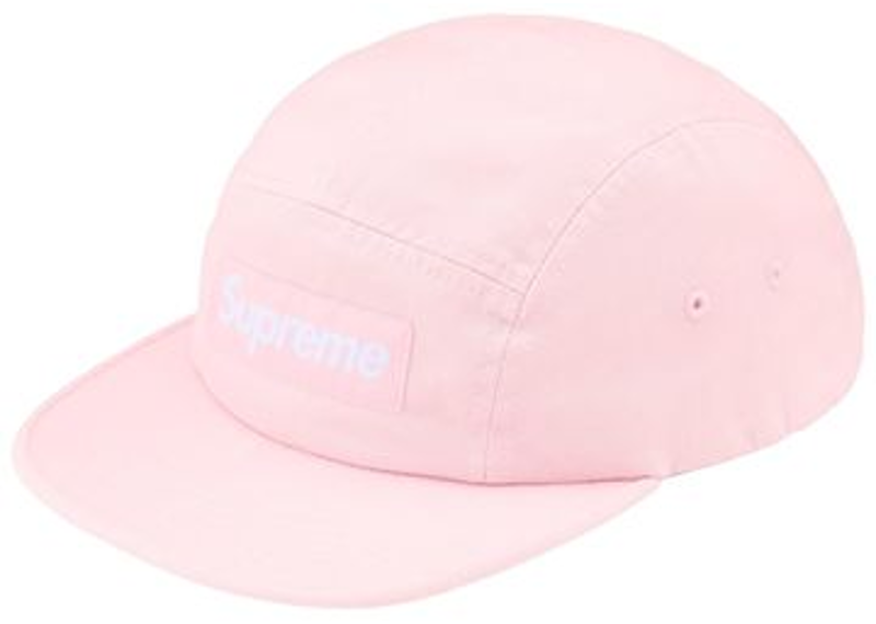 Supreme Washed Chino Twill Camp Cap (FW26) Pink
