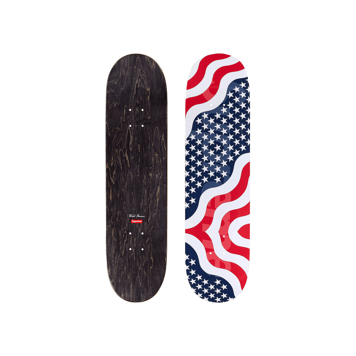 Supreme Flag Skateboard Multicolor 8.25 x 32