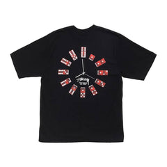 Stussy-Dice Clock T-Shirt Black