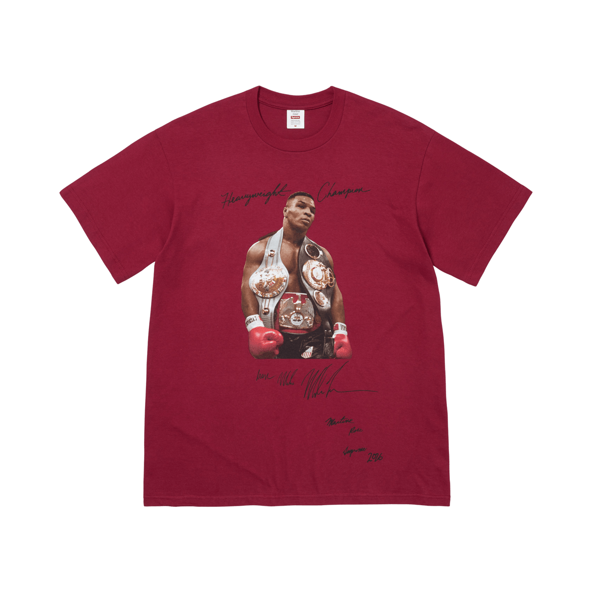 Supreme x Martine Rose Champion Tee Cardinal – t-paita