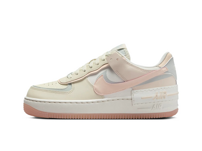 Nike Wmns Air Force 1 Shadow Coconut Milk Crimson Tint