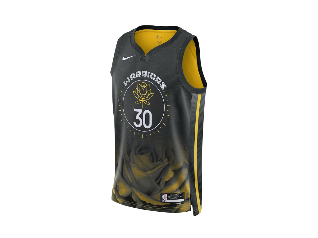 Nike Golden State Warriors 2022/23 Stephen Curry City Edition Swingman Jersey Black