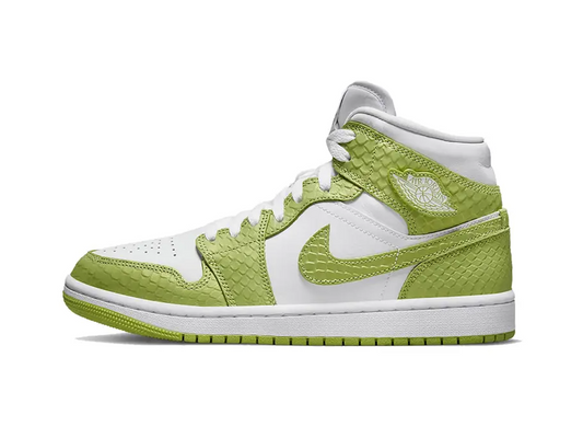 Nike Jordan 1 Mid Green Python (Women's)