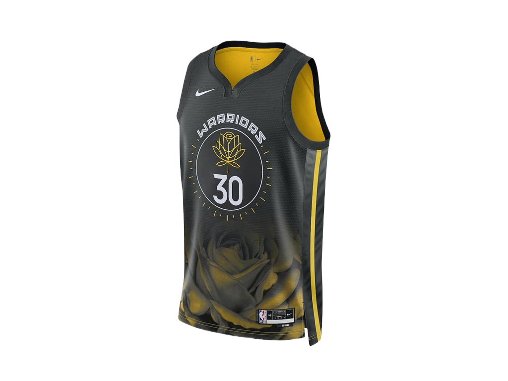 Nike Golden State Warriors 2022/23 Stephen Curry City Edition Swingman Jersey Black-Nike-pikastore.cz