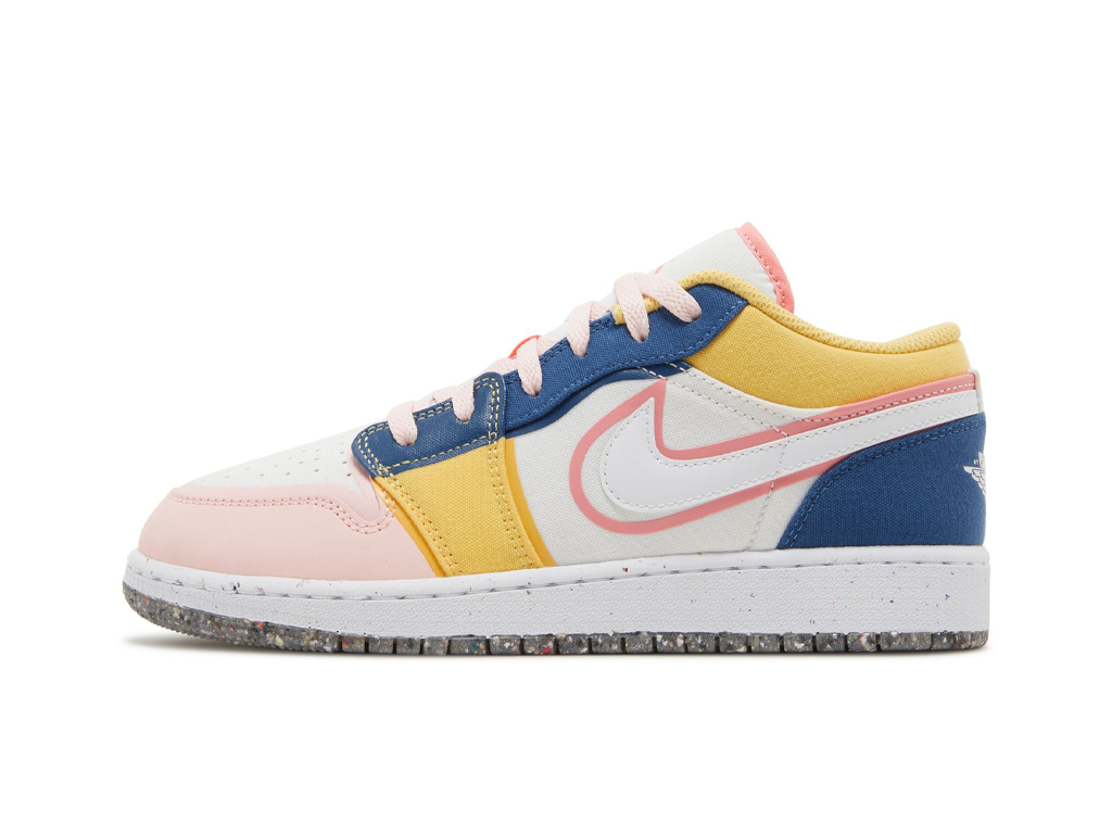 Nike Air Jordan 1 Low SE GS Multi-Color Canvas