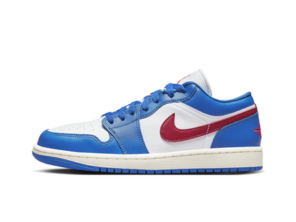 Nike Jordan 1 Low Sport Blue Gym Red (Women's)