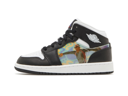 Nike Air Jordan 1 Mid GS Hologram