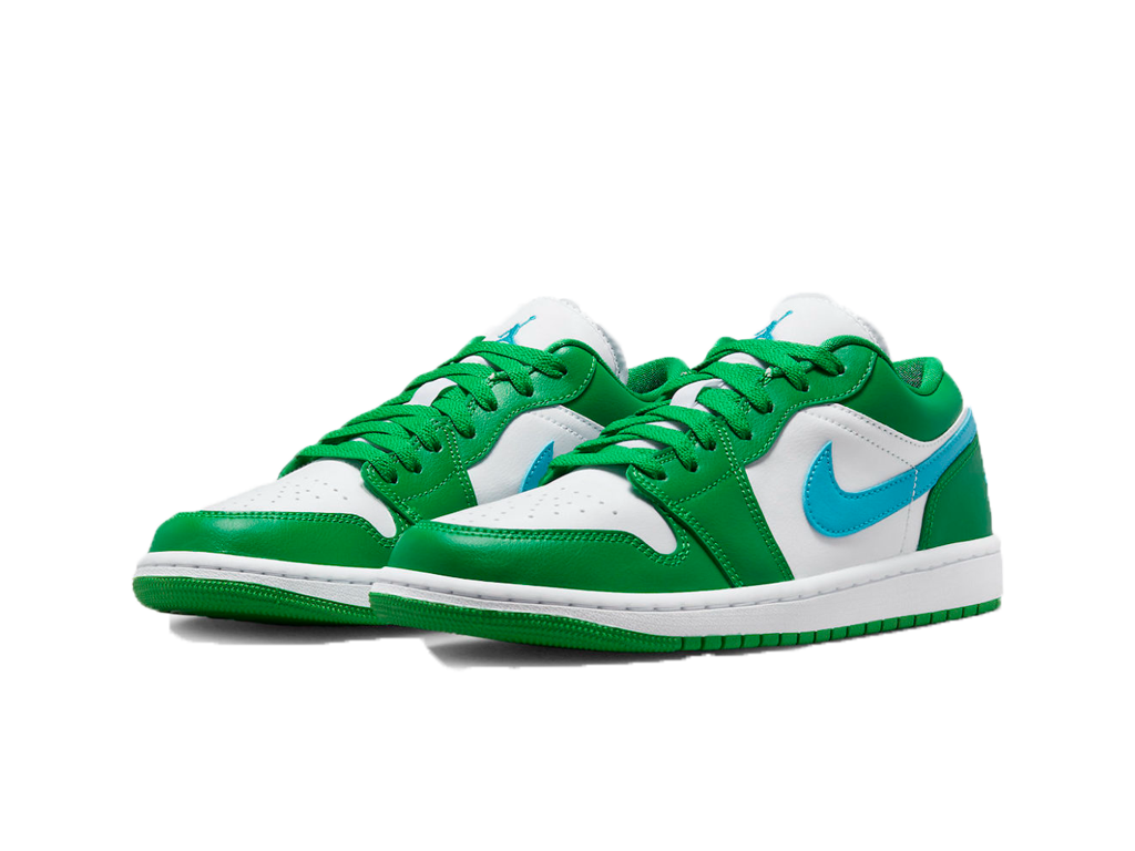 Nike Jordan 1 Low Lucky Green Aquatone (Women's)