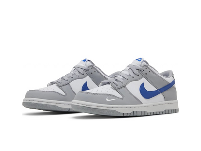 Nike Dunk Low Mini Swoosh Wolf Grey Game Royal (GS)