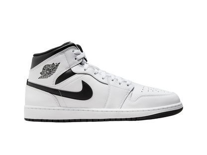 Nike Air Jordan 1 Mid GS White Black