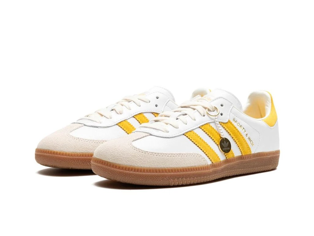 Adidas Samba Sporty & Rich White Bold Gold