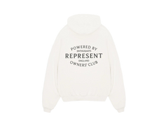 Represent Owners Club Stamp Hoodie Flat White