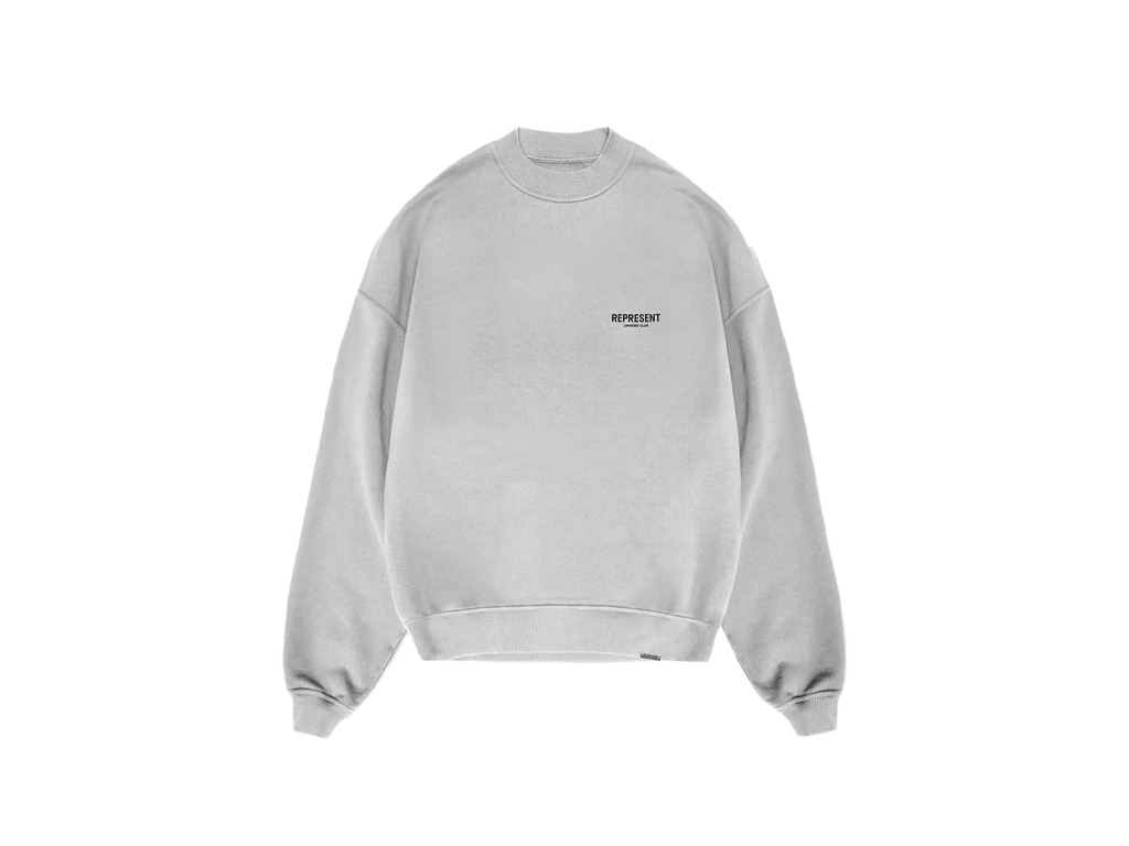 Represent Owners Club Crewneck Ash Grey-Represent-pikastore.cz