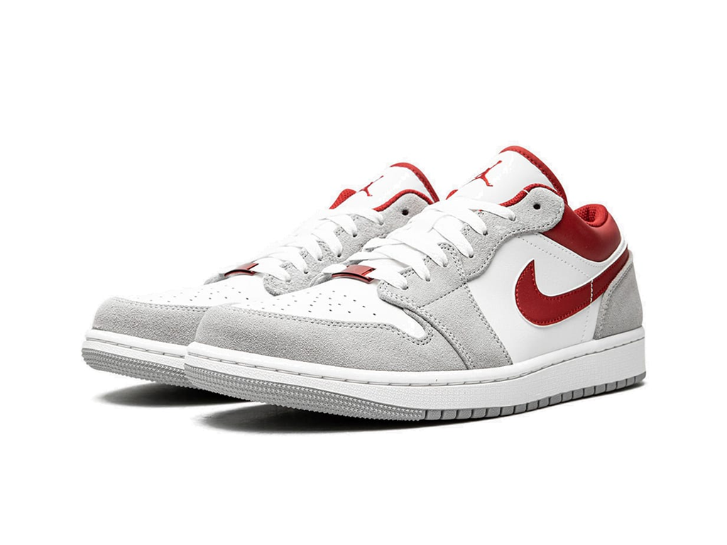 Nike Jordan 1 Low SE Light Smoke Grey Gym Red