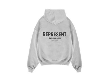 Represent Owners Club Hoodie Ash Grey