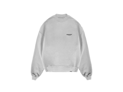 Represent Owners Club Crewneck Ash Grey