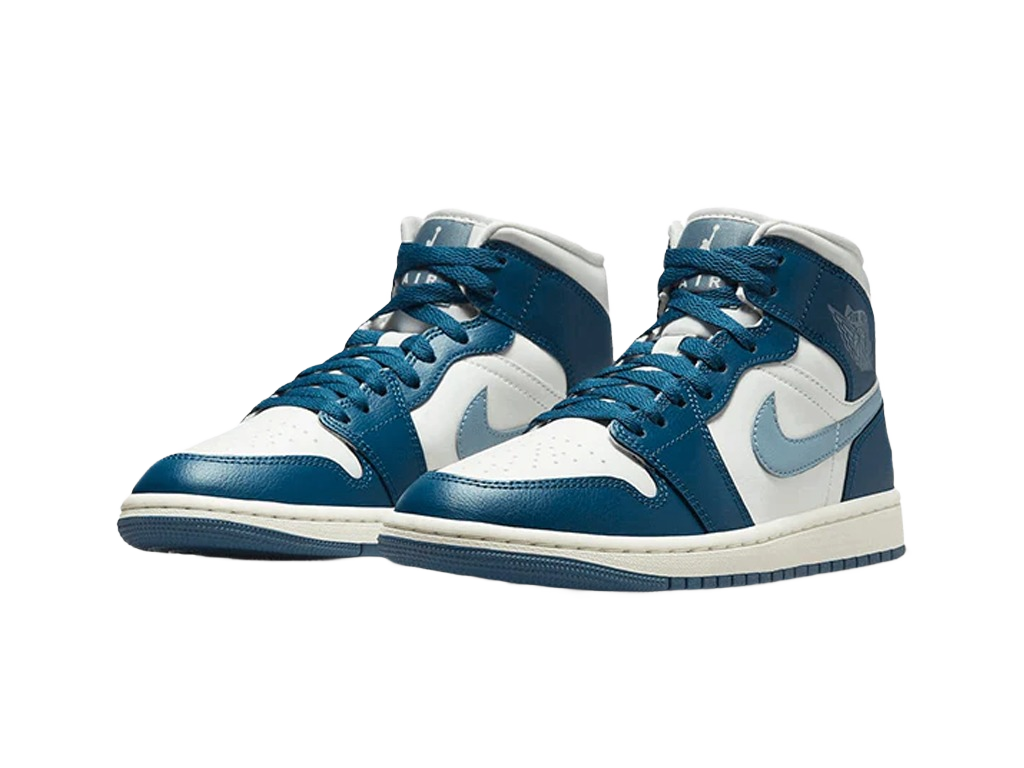 Nike Air Jordan 1 Mid French Blue (Women's)-sneakers-Air Jordan-pikastore.cz